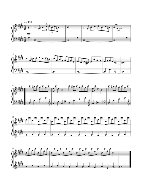 George Winston sheet music by abbyh0610 | Play, print, and