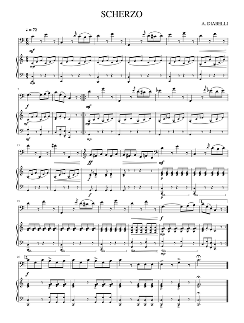 DIABELLI Scherzo