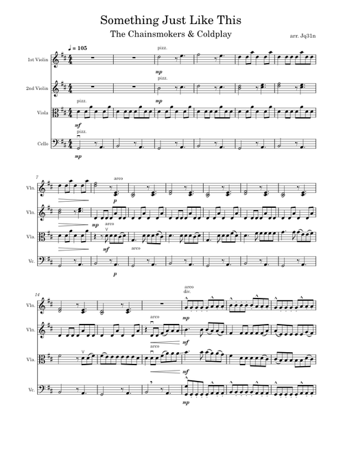 Something Just Like This quartet