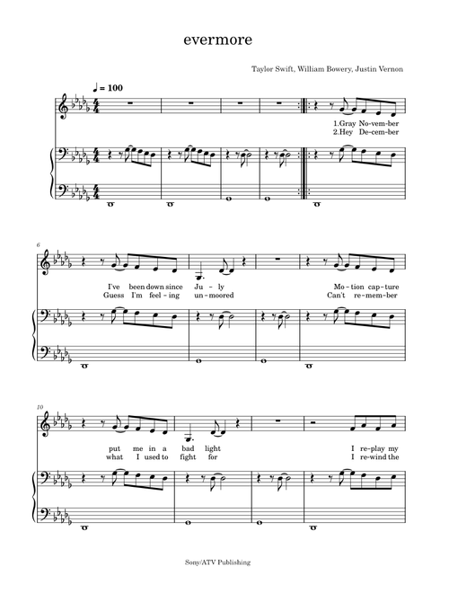 Evermore – Taylor Swift