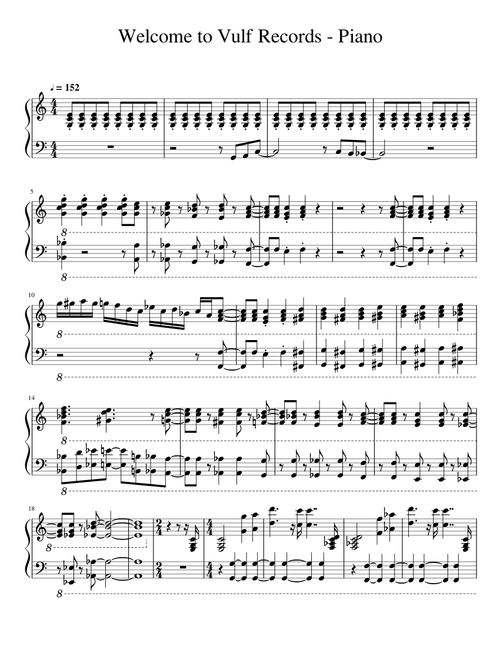 Welcome to Vulf Records - Piano