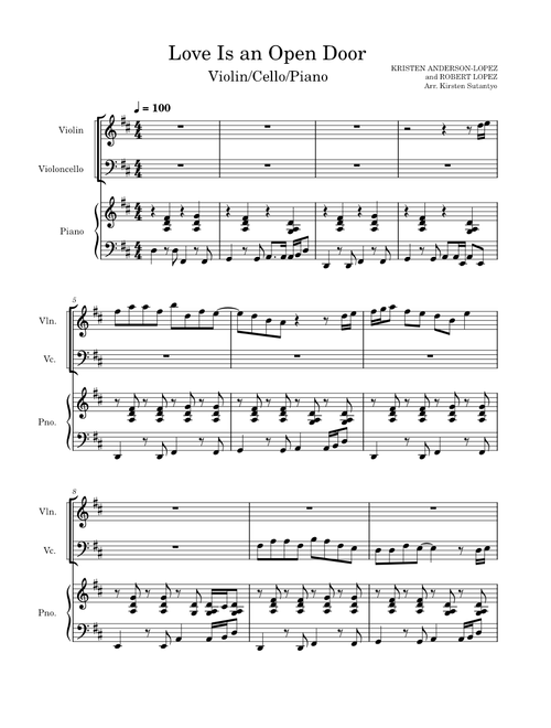 Love Is An Open Door (from Disney's Frozen) – Kristen Bell, Santino Fontana
