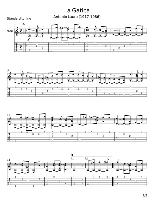 La gatica - Antonio Lauro