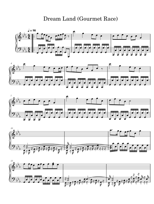 Dream Land - Gourmet Race Easy Ver. - Jun Ishikawa