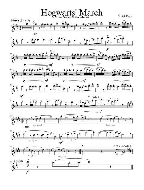 Hogwarts' March and Hogwarts' Hymn