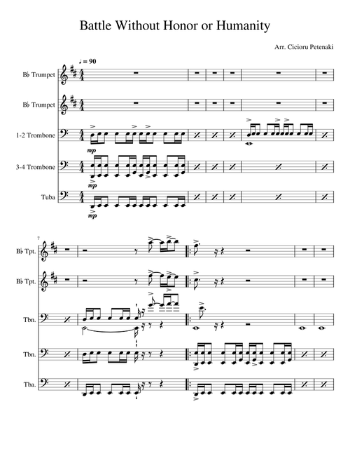 Battle Without Honor or Humanity - Tomoyasu Hotei (Rusty Brass v.)