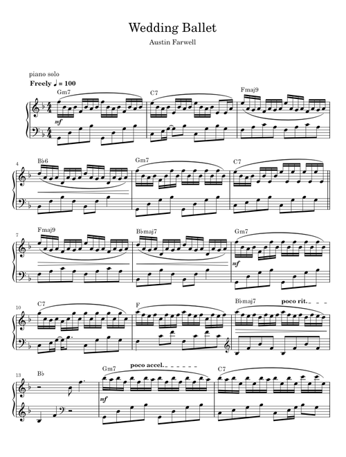 Wedding Ballet - Austin Farwell