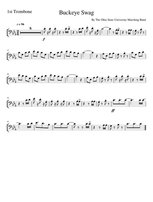 Buckeye Swag 1st Trombone