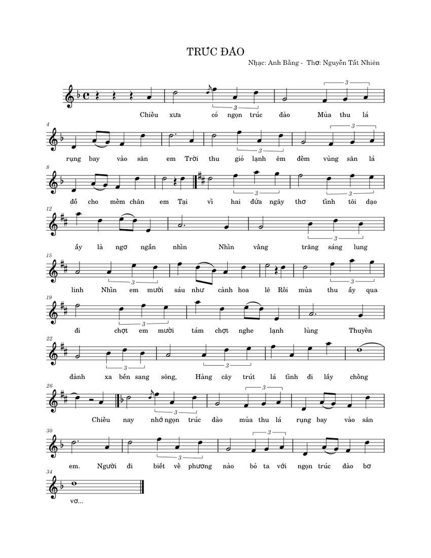 Bamboo flute bamboo flute Sheet music for Piano (Handbell Ensembles)