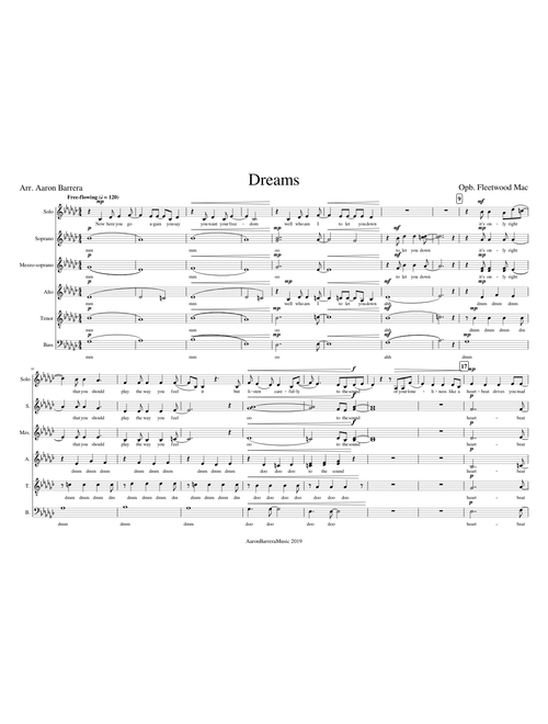 Dreams (opb Fleetwood Mac) - SMATTB w/ solo A Cappella