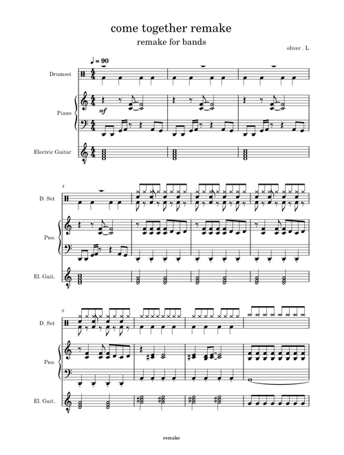 Come together – The Beatles come together remake