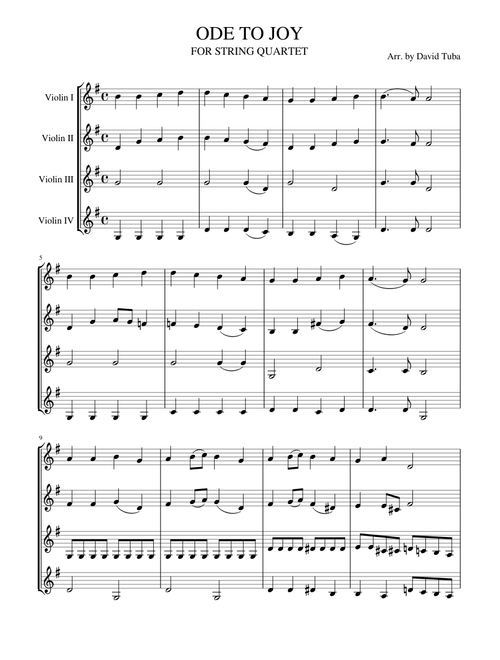 ODE TO JOY
