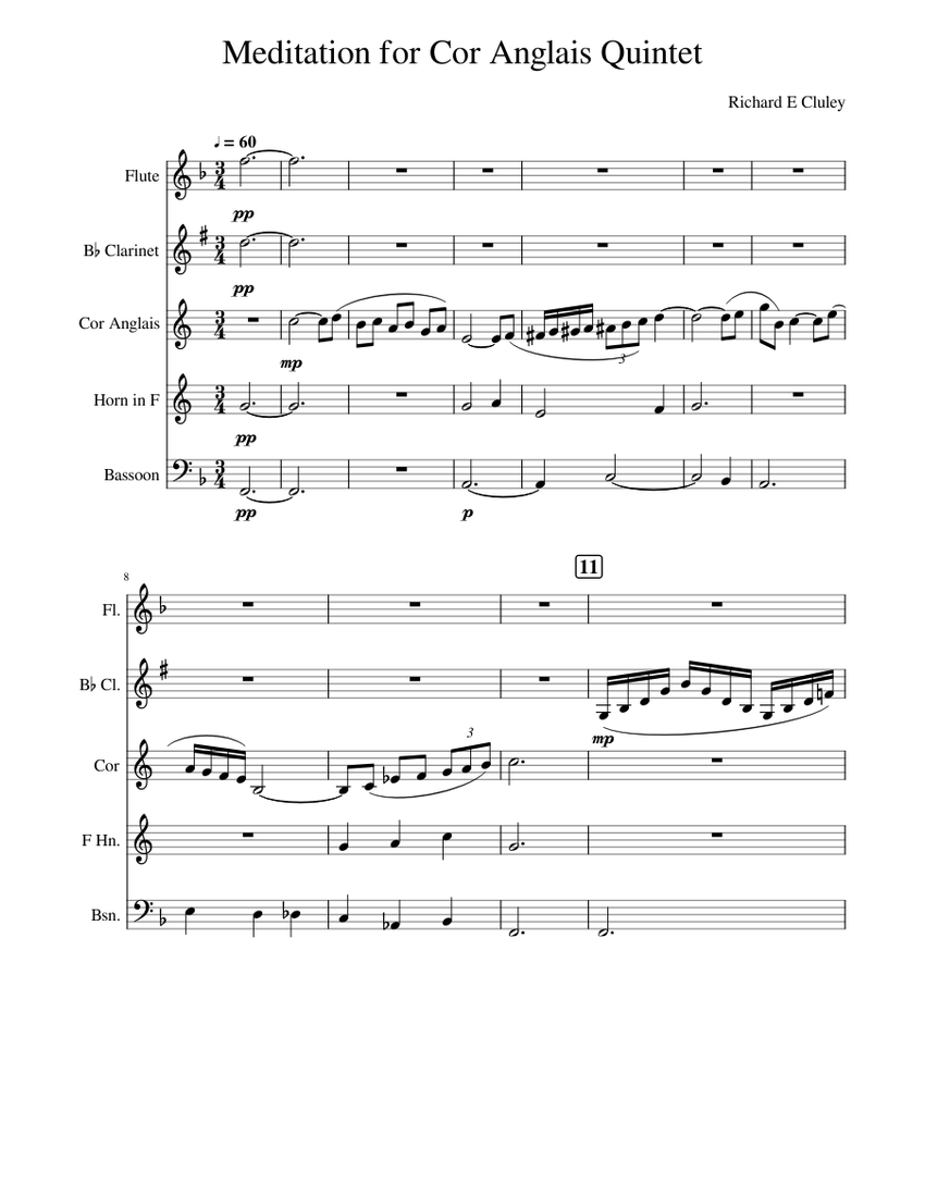 Cor anglais music new arrivals