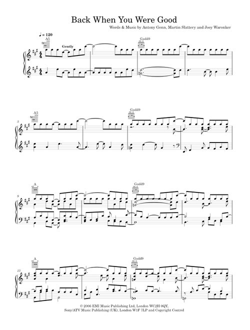 Back When You Were Good - The Twilight Hours (Piano-Voice-Guitar)