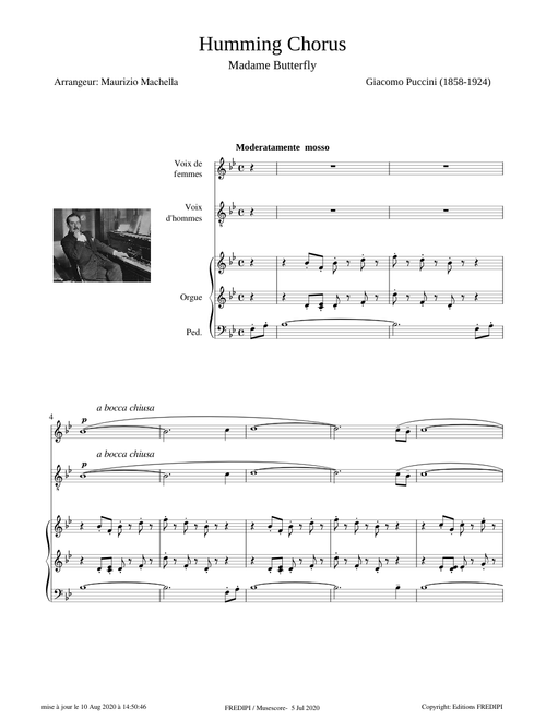 Madama Butterfly, SC 74 (Coro "A bocca chiusa") - Giacomo Puccini