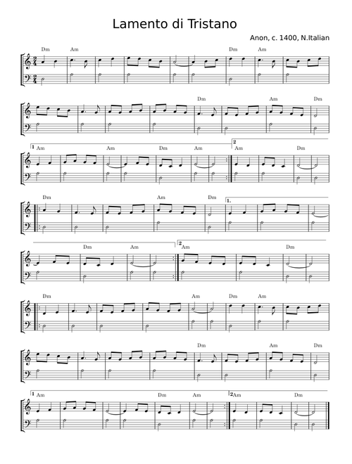 Lamento di Tristano