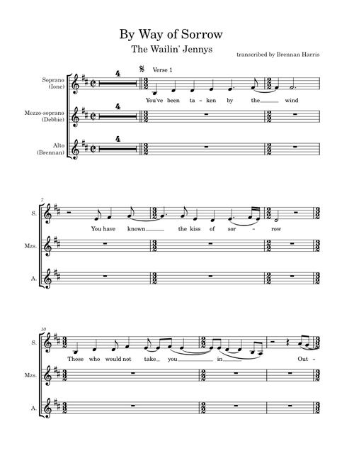 By Way of Sorrow – The Wailin' Jennys