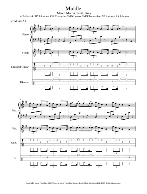The Middle - Simple Piano