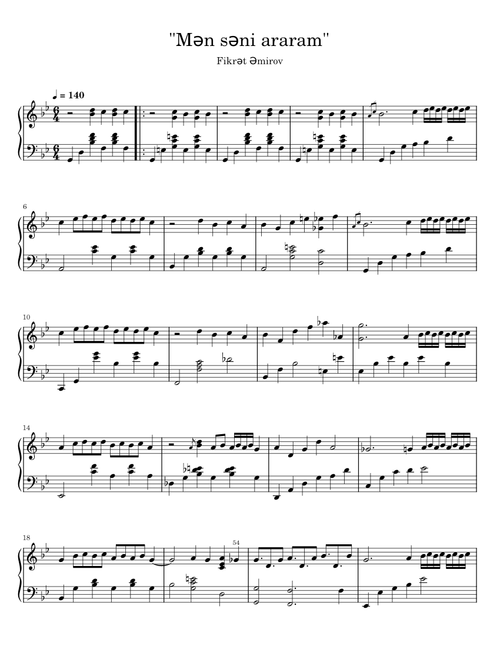 "Mən səni araram" - Fikrət Əmirov