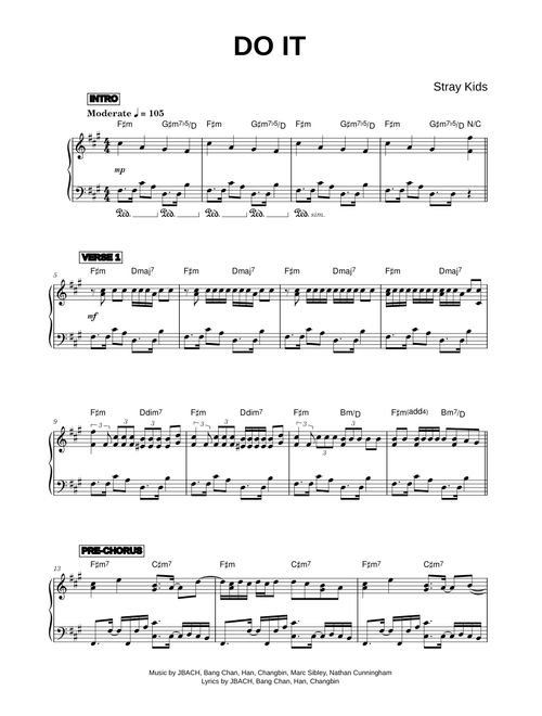DO IT - Stray Kids (Piano)