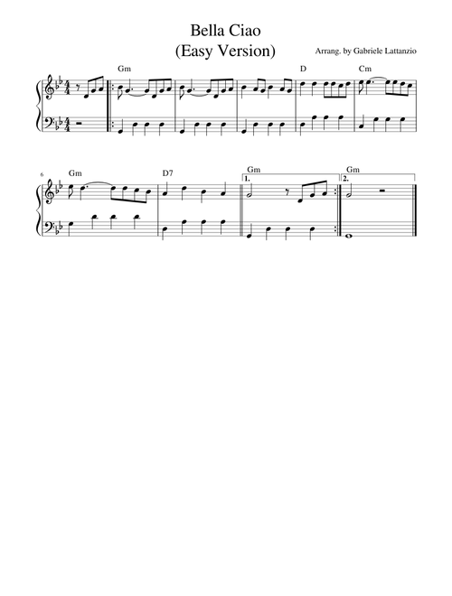 Bella Ciao (Easy Version)