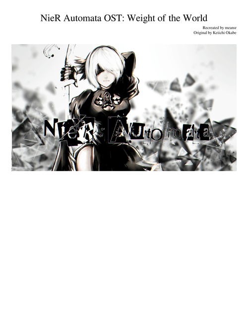 NieR Automata - Weight of the World