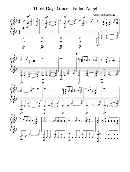 Three Days Grace - Fallen Angel