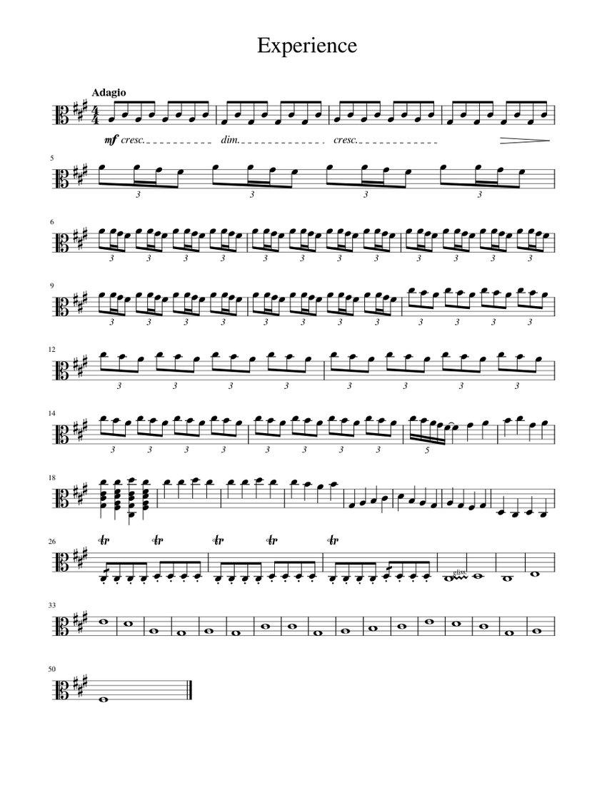 Experience piano tutorial