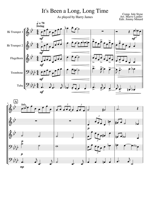 Its been a long, long time – Harry James Its been a long, long time