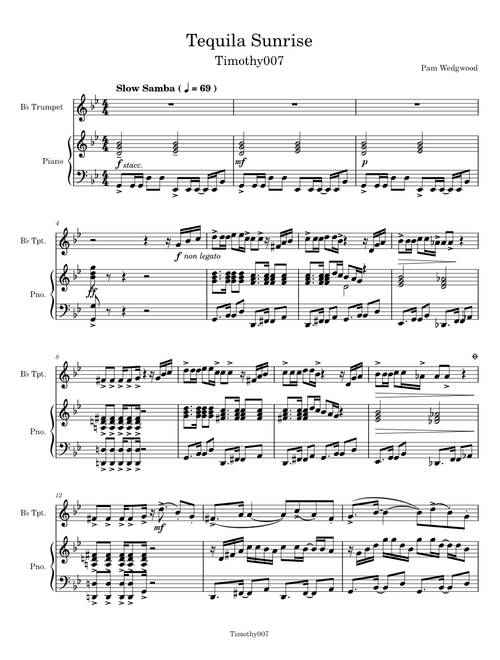 Tequila Sunrise – Pam Wedgwood