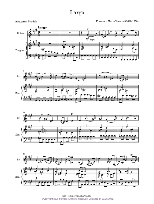 Largo – Francesco Maria Veracini
