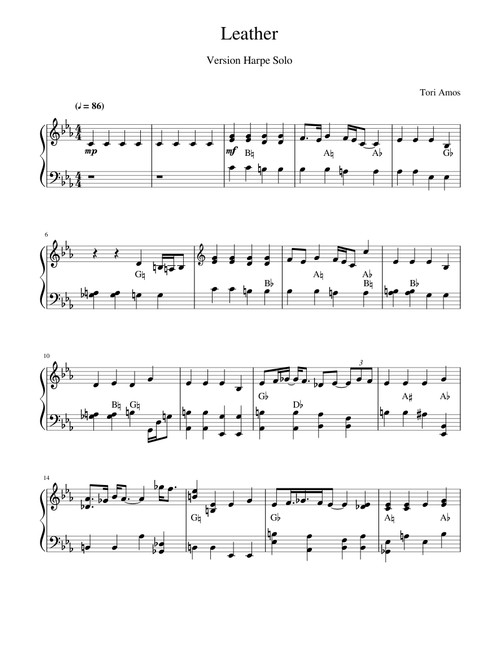 Leather – Tori Amos - Pedal Harp