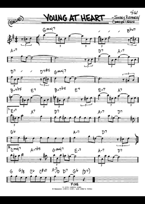 Play Official version of Young at heart Sheet Music by Frank