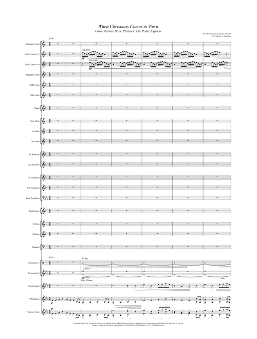 When Christmas Comes To Town (Arr. Margie S. Antrobus) - Matthew Hall & Meagan Moore (Brass Band)