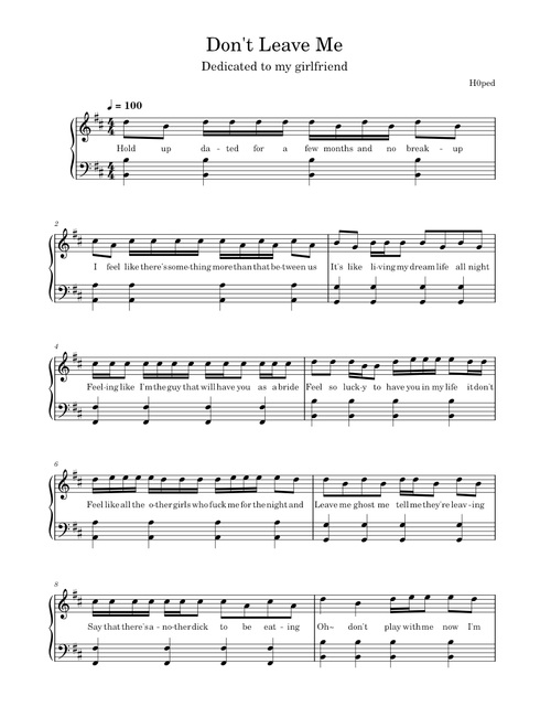 Don't Leave Me – H0ped