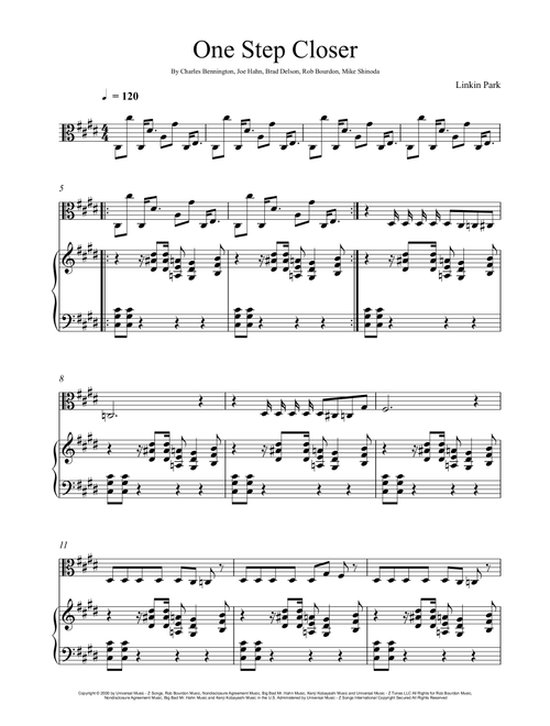 One Step Closer (Arr. André Laitano) - Linkin Park (Small Ensemble)