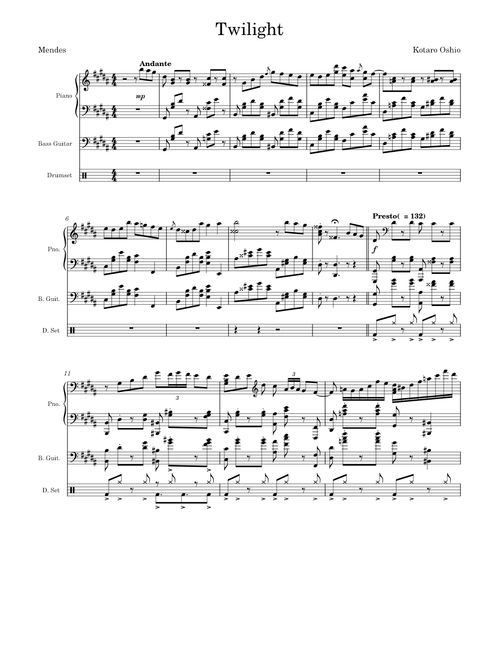 Twilight – Kotaro Oshio Twilight Piano Arrangement Insane #2