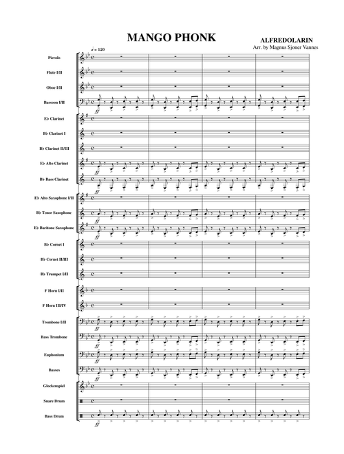 MANGO PHONK - for Concert Band