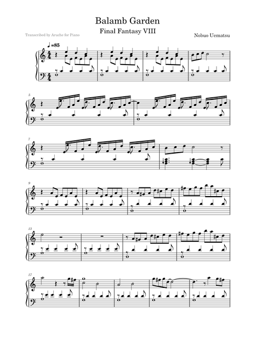 Balamb Garden (Theme) – Nobuo Uematsu