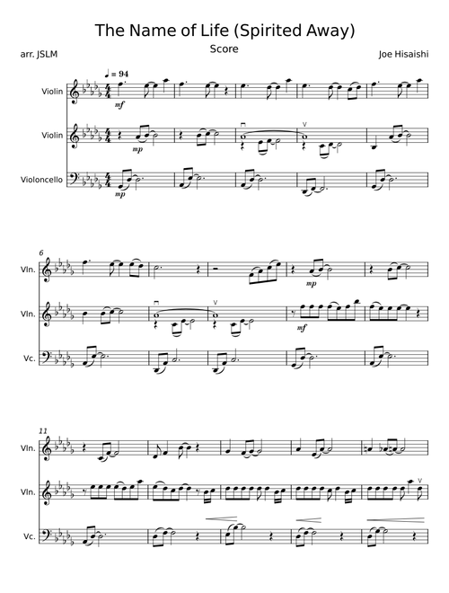The Name of Life - Joe Hisaishi