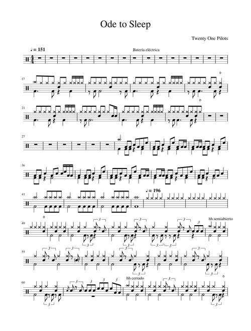 Ode To Sleep – Twenty One Pilots