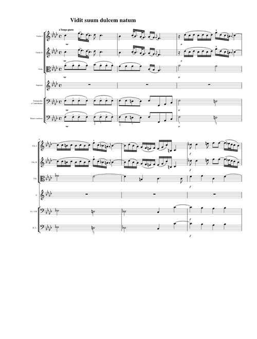 Stabat Mater in F Minor, P.77: Vidit suum dulcem natum, By G. B. Pergolesi
