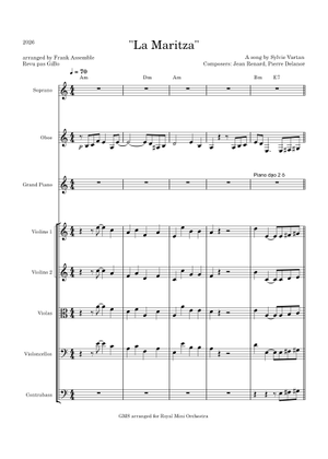 La Maritza – Jean Renard La Maritza orchestre (Oly).mscz Sheet Music ...