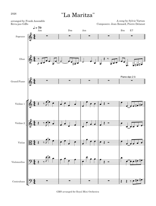 La Maritza – Jean Renar et pierre Delanoe