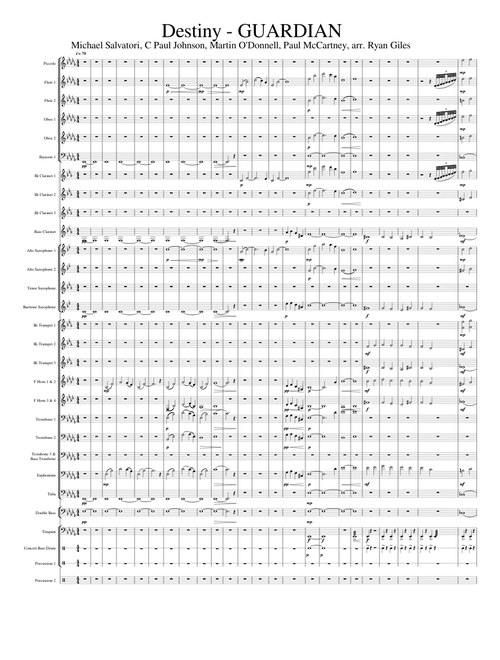 Destiny - Guardian (Arrangement for Concert Band)