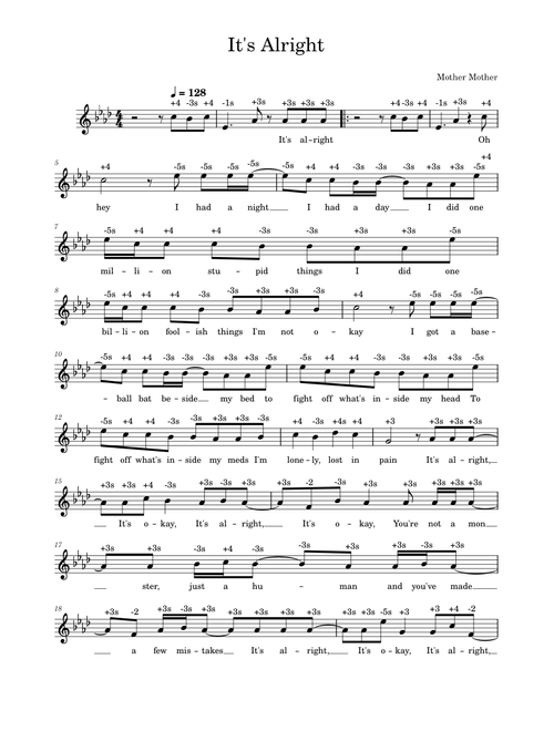 It's Alright – Mother Mother - Chromatic Harmonica