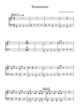 Free 9mm Parabellum Bullet sheet music | Download PDF or print on