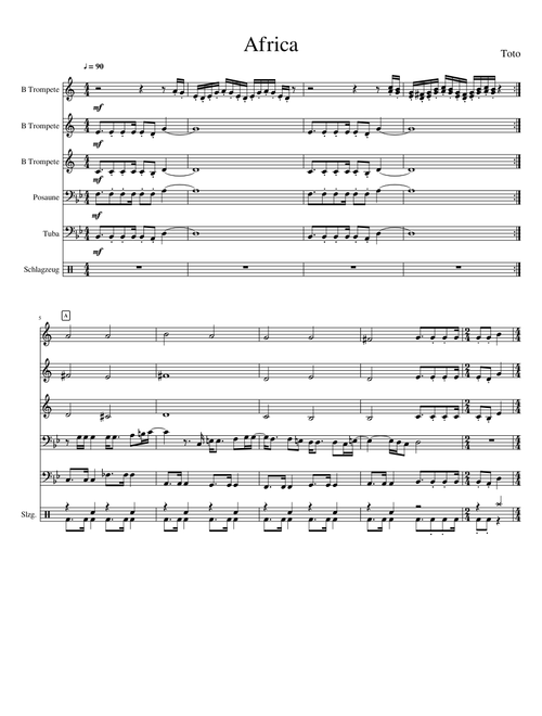 Africa Toto Quintet