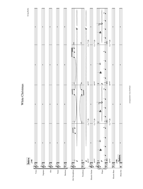 White Christmas (Arr. Luca Zerbinati) - Dave Koz & Kelly Sweet (Large Ensemble)
