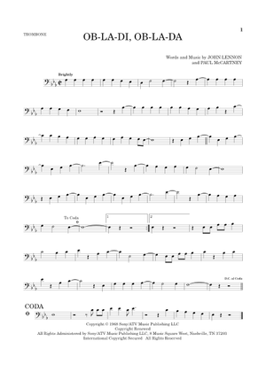 Play Official version of Ob-la-di, Ob-la-da Sheet Music by The